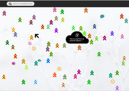 Neighborhood view with cloud icon for profiles with expanded profiles (Black and Grey).